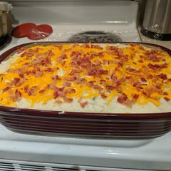 A picture of Loaded Mashed Potatoes.