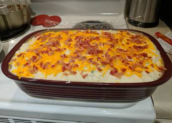 Easy Make Recipe Loaded Mashed Potatoes Delicious Easy Make Recipe Loaded Mashed Potatoes Delicious