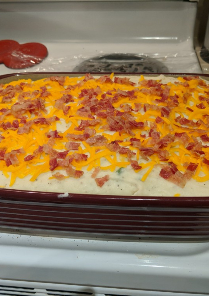 A picture of Loaded Mashed Potatoes.