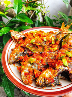 Foto resep Ikan kembung bumbu balado pete