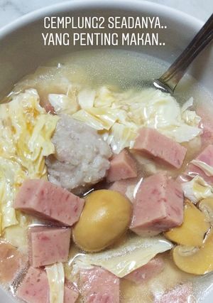 Foto resep Sup Kembang Tahu Maling (Non Halal)