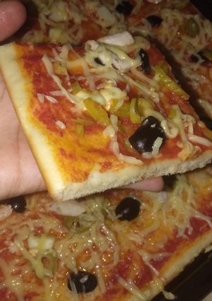 صورة لوصفة بيتزا
