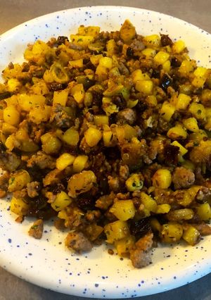 Mediterrane Kartoffel-Hack-Pfanne Rezepthauptbild