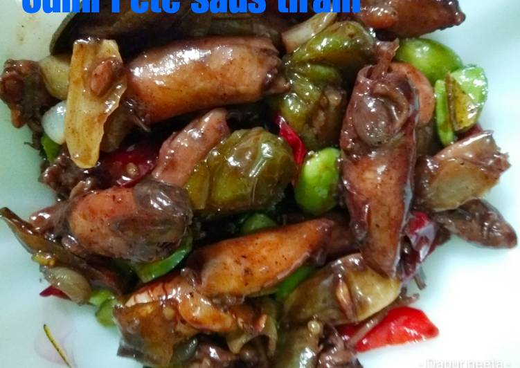 Resep Cumi Pete saus tiram yang Sempurna