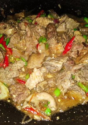 Foto resep Goreng Asam Jeroan Sapi