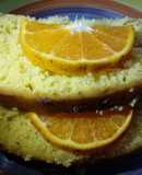 Torta de mandarina 🍊 con cobertura de dulce de leche
