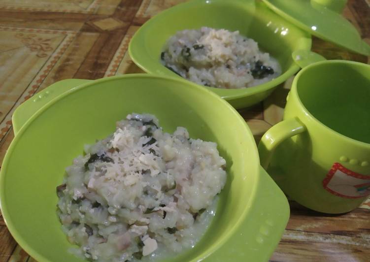 Rahasia Membuat MPASI Tim Nasi Ikan kembung 4* (7m+) yang Enak