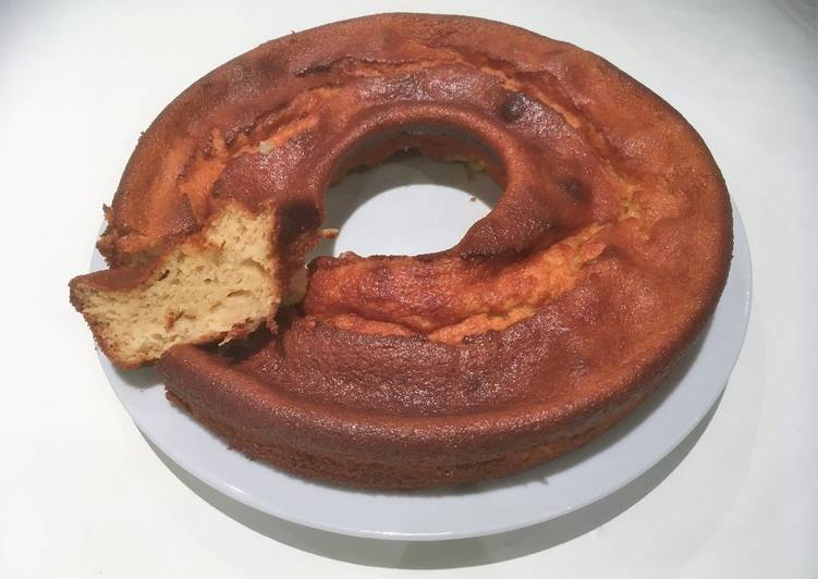 Bizcocho de manzana ligero