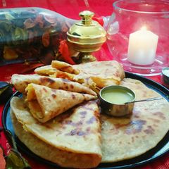 A picture of Puran poli.