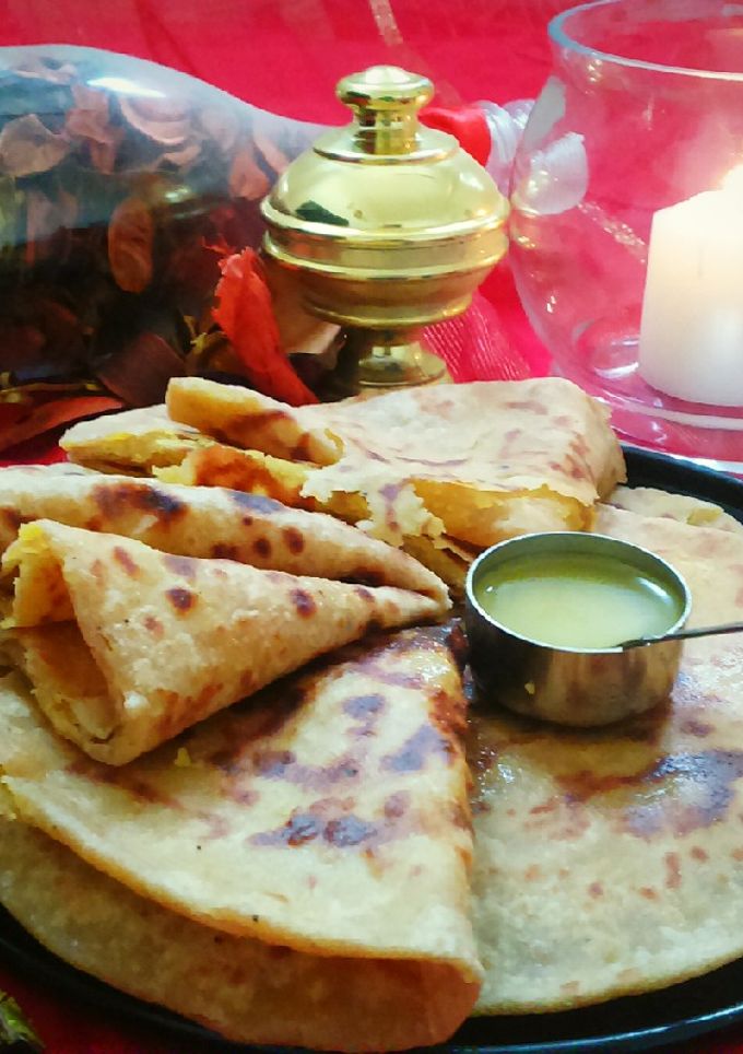 A picture of Puran poli.