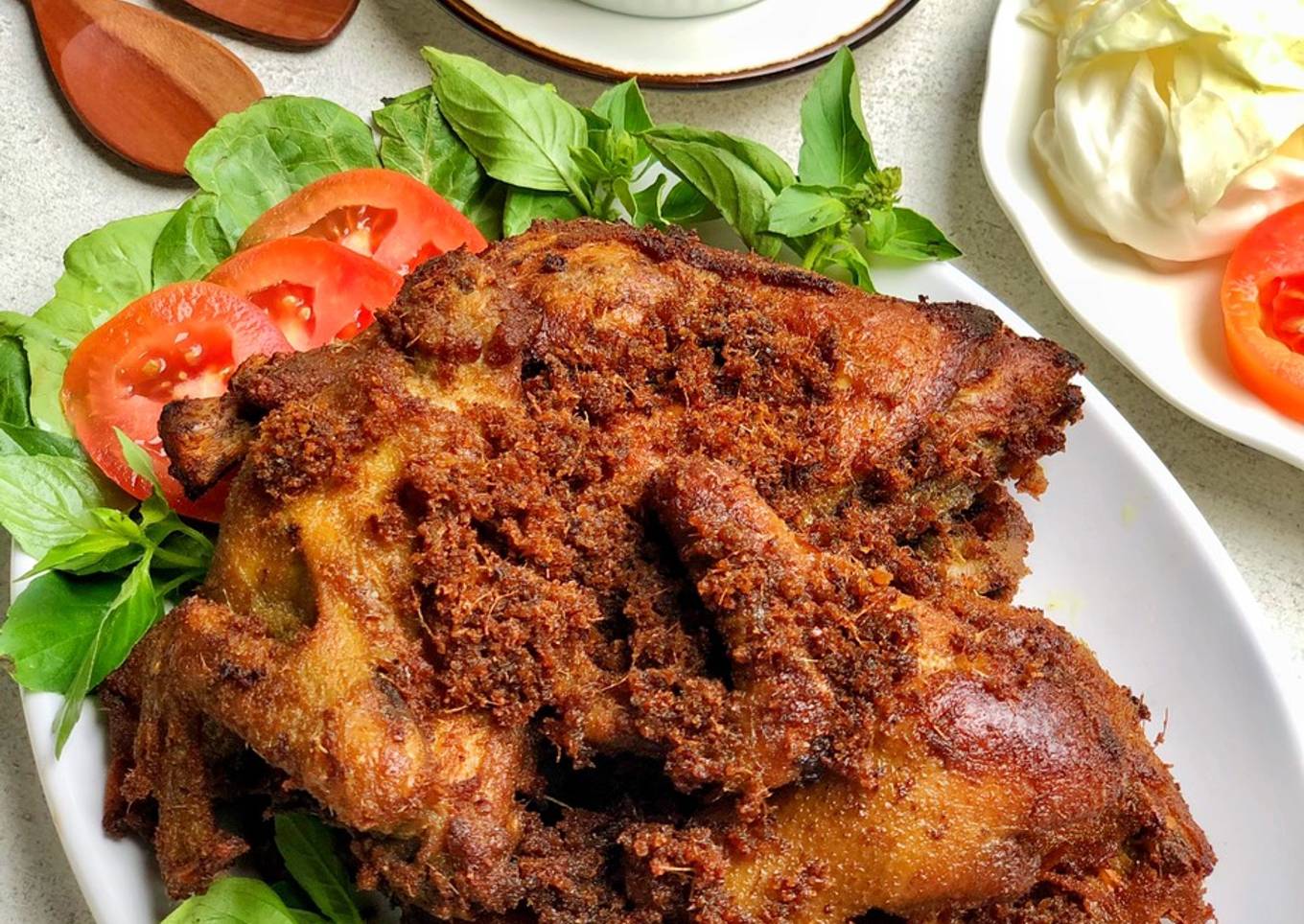 Bebek Goreng Crispy Sambal Hitam