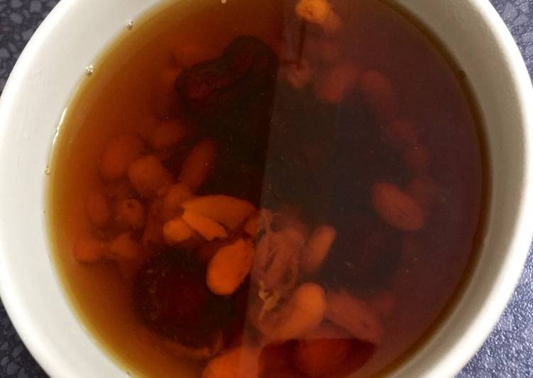 Recipe of Super Quick Homemade Goji berries &amp; dates tea