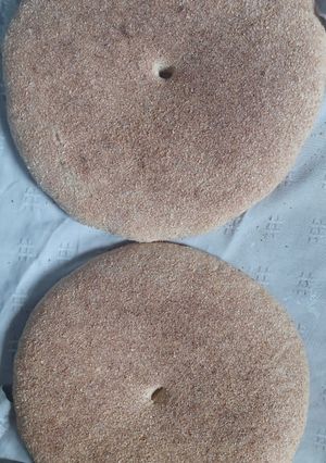 A picture of Traditional Moroccan Whole Wheat Semolina Bread.