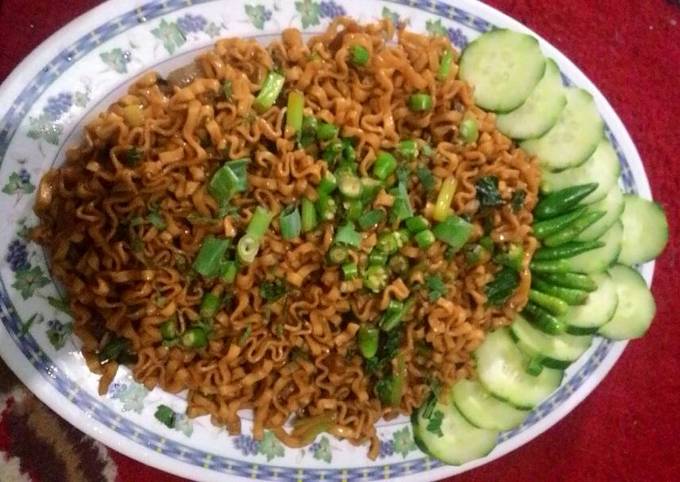 Mie goreng gepeng enak mudah