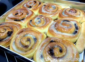 Foto resep Cinnamon Roll + cream cheese glaze TANPA ULEN
