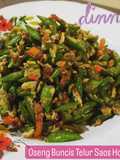 Oseng Buncis Telur Saos Hoisin