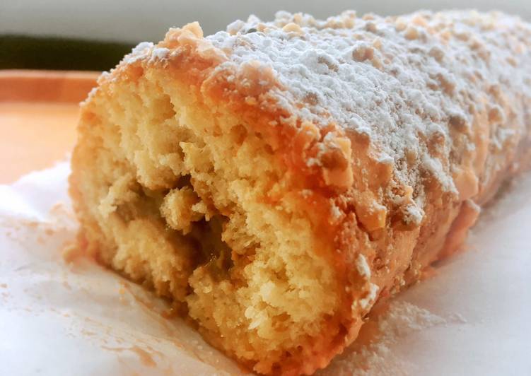 Pionono de naranja y café