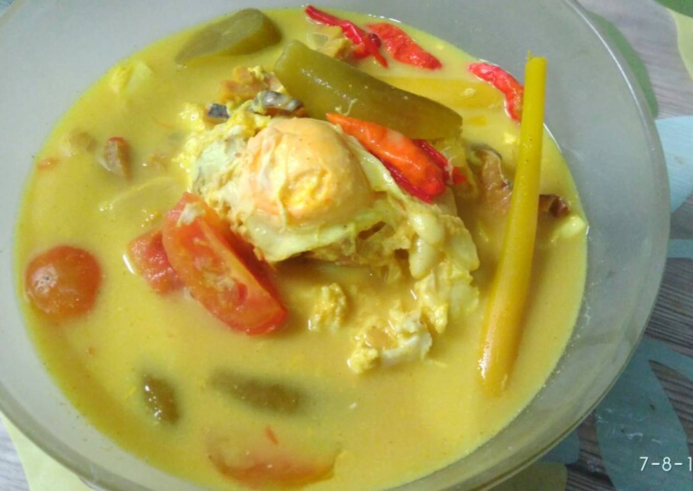 Ikan Asin Tenggiri Telur Bebek Santan (Talang Batanak)