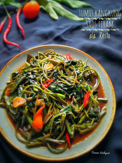 Foto resep Tumis Kangkung Saos Tiram ala Resto