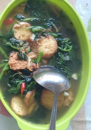Foto resep Ca bayam Sapo tahu udang