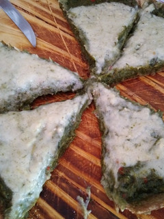 Una foto de Tarta de acelga! Vegana! Con queso vegano de papa!