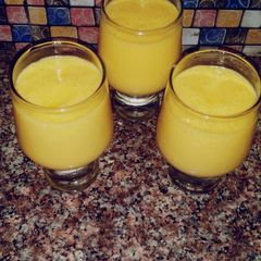A picture of Mango milk shake.