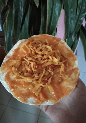 Foto resep 6. Kerupuk Opak Kuah Sate Padang