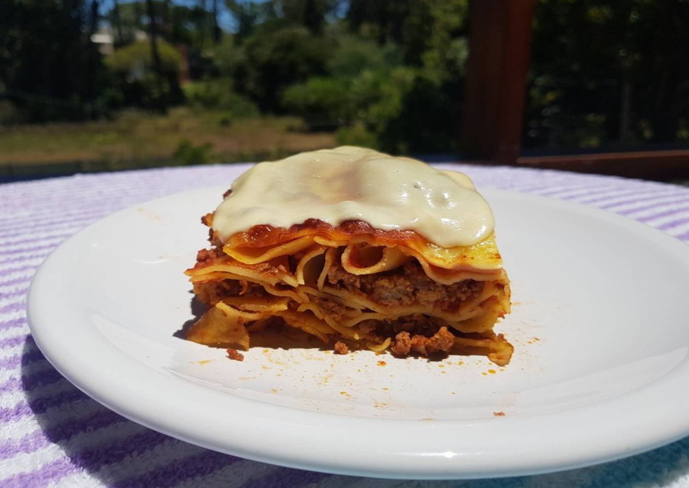 Lasagna fácil sin gluten