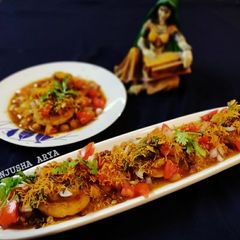 Ragda patties Restaurantstyle A picture of Ragda patties Restaurantstyle.
