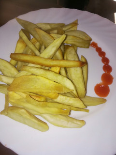 A picture of Deep fried sweet potatoes.
