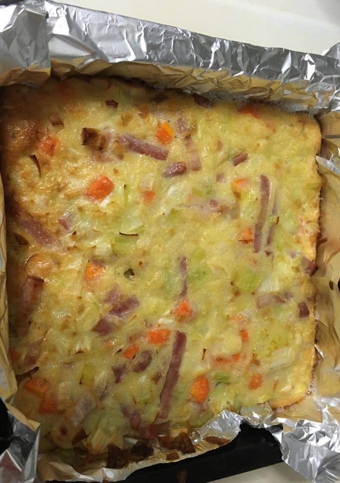 Una foto de Pastel de puerro