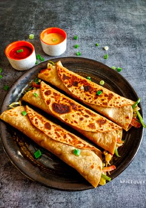 A picture of Vegetable Wraps.