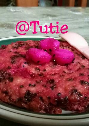Foto resep Oatmilk Buah naga #MPasi 1thn