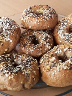 Una foto de Bagels integrales 💣