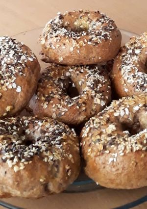 Una foto de Bagels integrales 💣