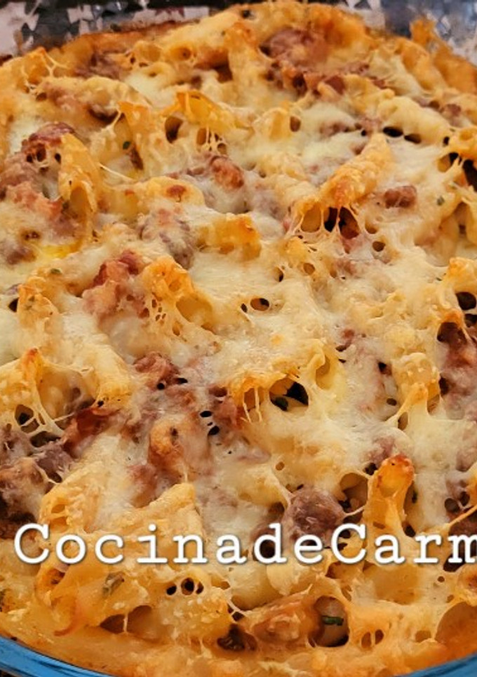 Una foto de Macarrones de la abuela