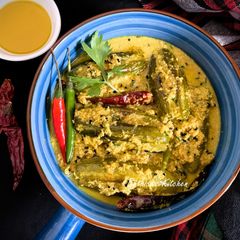 Potol Posto (Pointed Gourd / Parwal in Poppy Seeds Gravy - Bong Style) A picture of Potol Posto (Pointed Gourd / Parwal in Poppy Seeds Gravy - Bong Style).