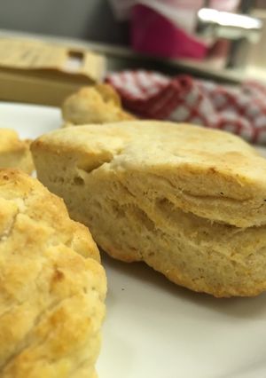 A picture of Small batch biscuit for one.