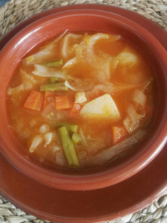 Una foto de Sopa de verduras con patatas