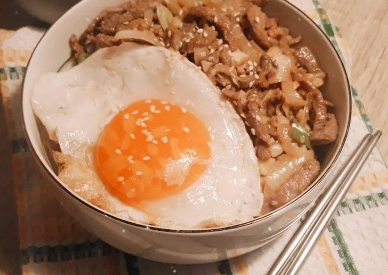 Korean beef bulgogi