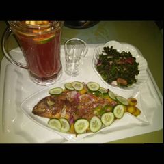 A picture of Grilled fish.