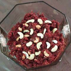 A picture of Beetroot Halwa.