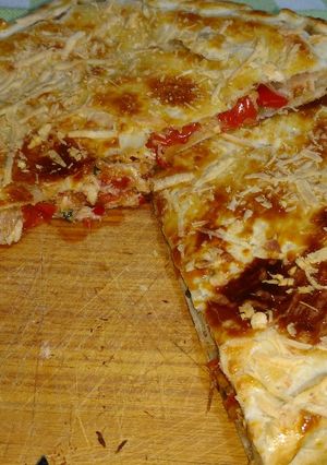 Una foto de Tarta de atún con parmesano