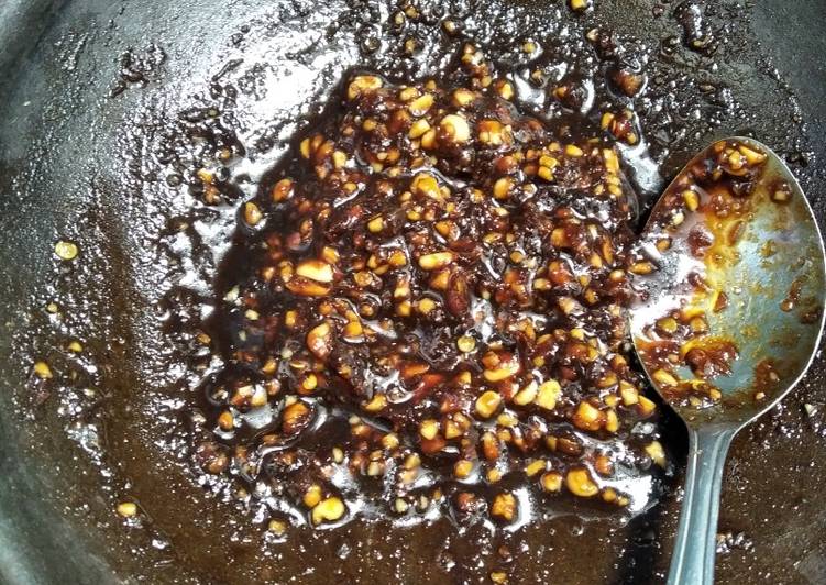 Cara Gampang Membuat Sambal jahe kacang kecap yang Bikin Ngiler