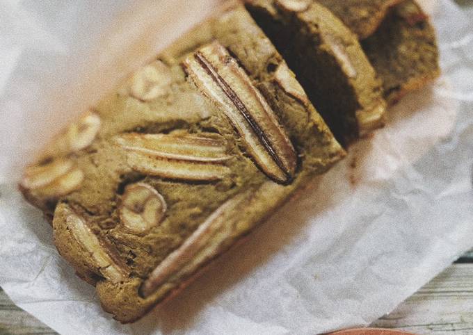 Resep Moist Matcha Banana Cake #NoMixer cake pisang Anti Gagal