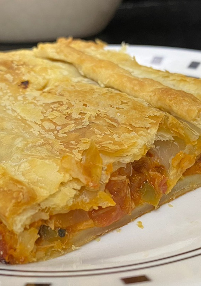 Una foto de Hojaldre relleno de atún