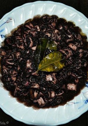 Foto resep Cumi masak hitam