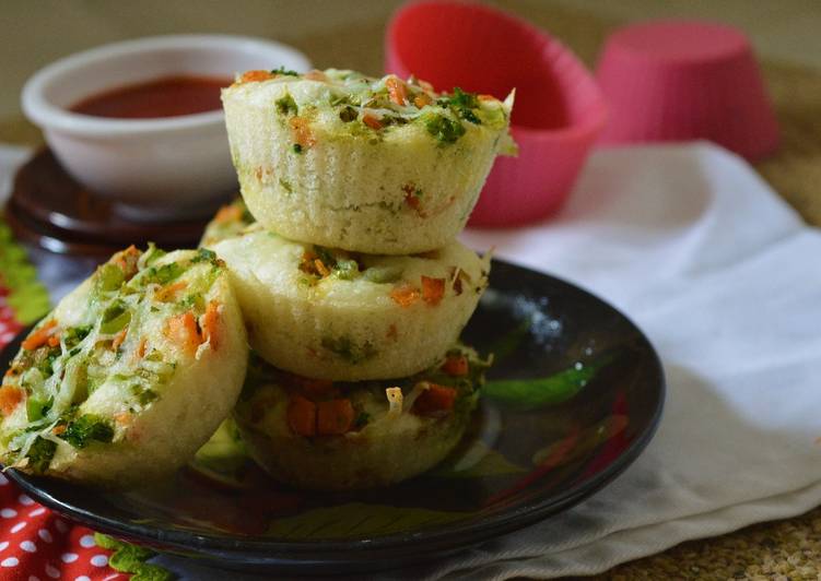 Recipe of Award-winning Layered Idli Muffins