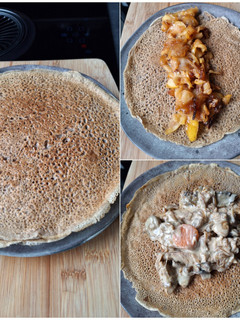 Une photo de Crêpes, galettes😉de sarrasin au lait ribot