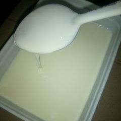 A picture of Homemade yogurt.
